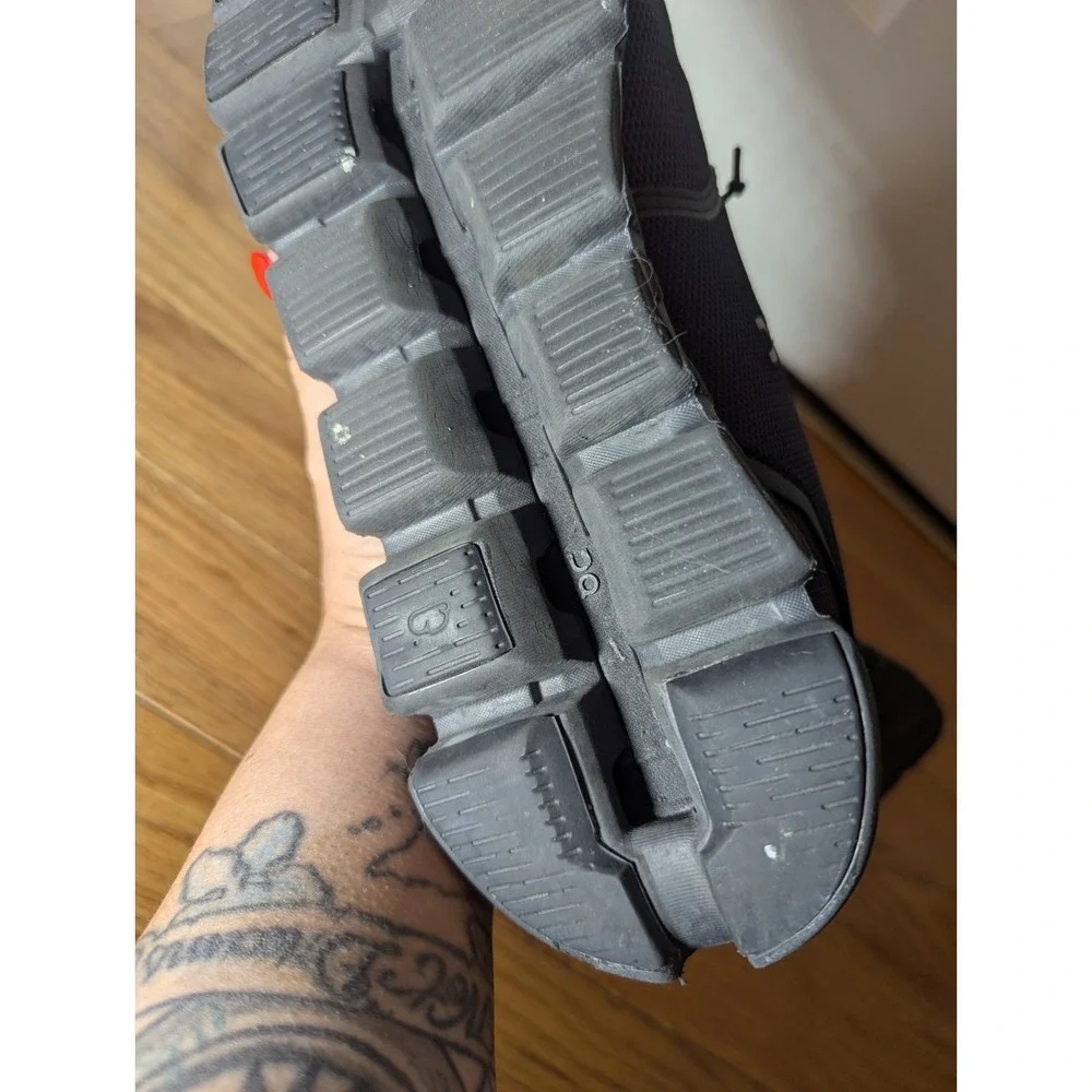 Athleisure ON Cloud 5 All Black 59-98986 Men's 12.5 Running Sneakers Swiss